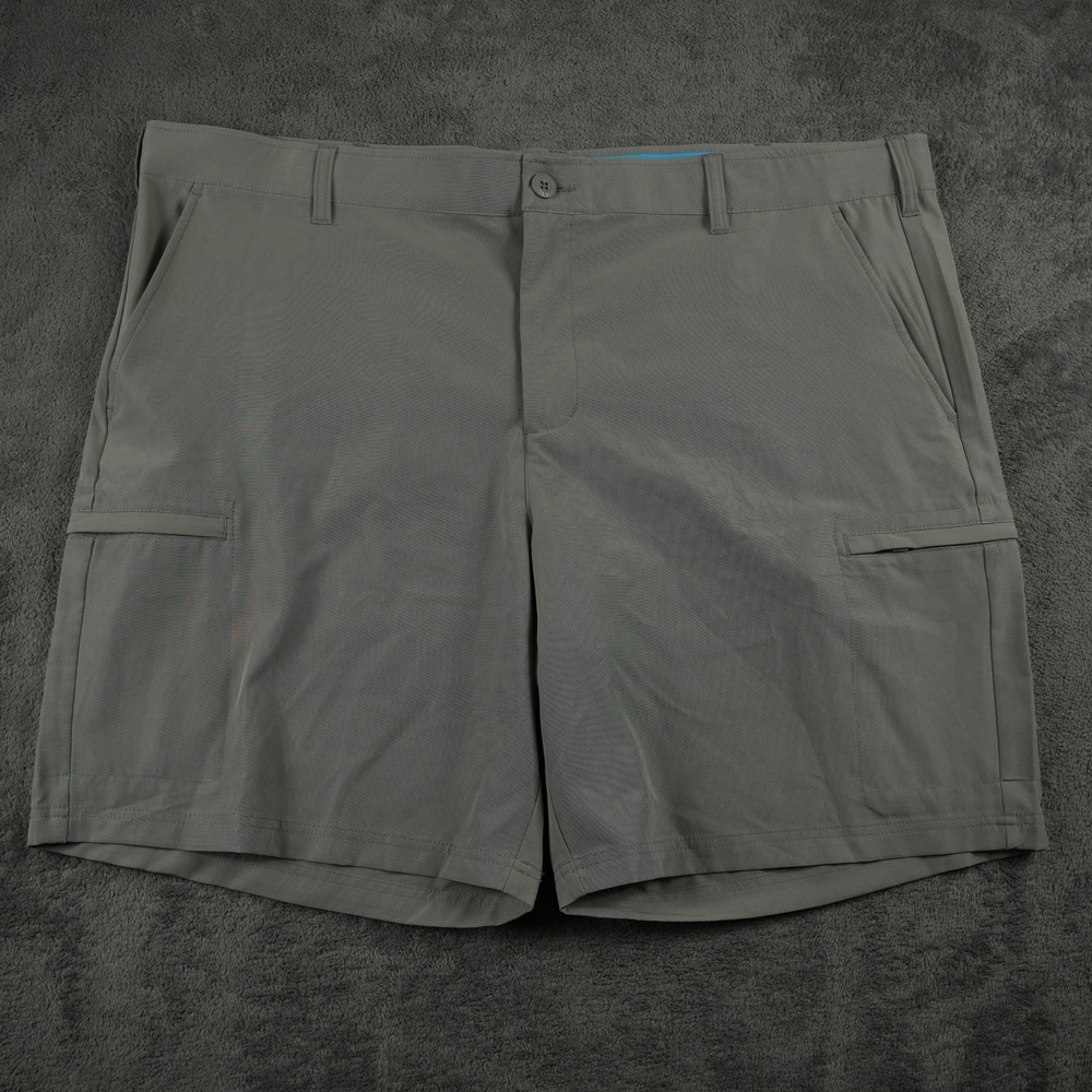 Birdie Bound Golf Shorts Mens‎ 47 Gray Cargo Performance Stretch Breathable